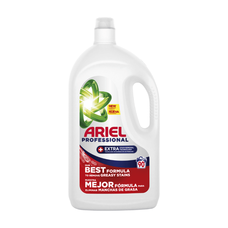 ARIEL Lessive liquide professionnelle ultra-détachante 90 doses 4,5 L