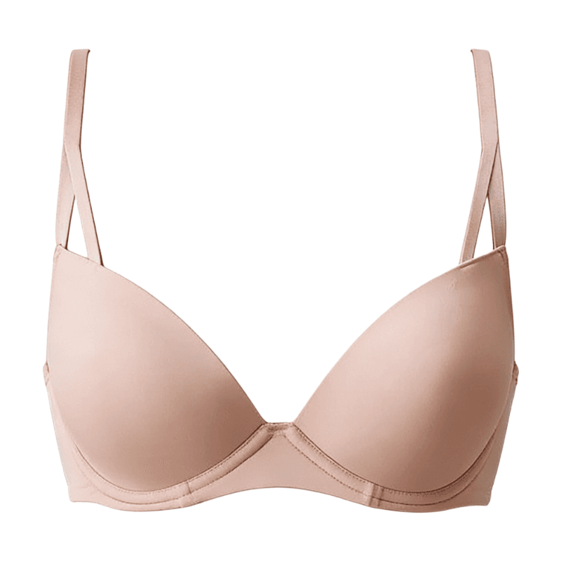CALVIN KLEIN Soutien-gorge push-up séduisant et confortable - Bois de hêtre - 70B