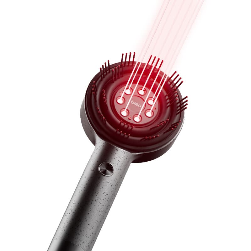 Breo Scalp 3L Brosse de massage du cuir chevelu avec laser avec infrarouge 650 nm