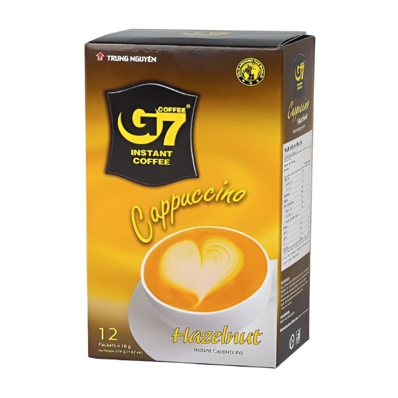 Trung Nguyen G7 Café instantané cappuccino noisette - 18 g