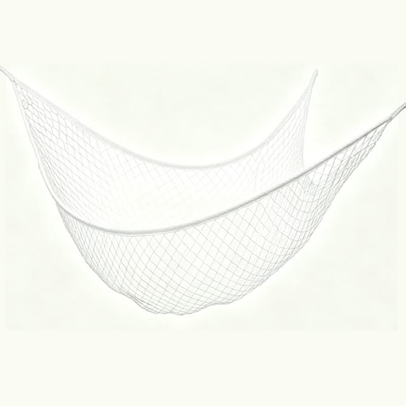 JORDAN&JUDY Filet de rangement pour jouets, hamac de rangement pour peluches, blanc