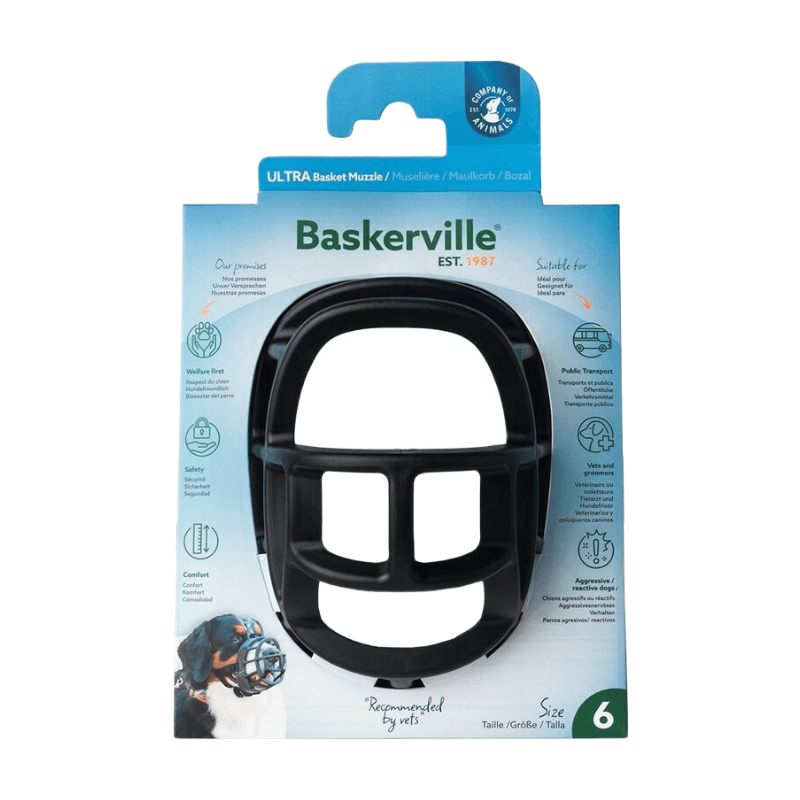 Baskerville NR5 Muselière ultra respirante pour animaux de compagnie