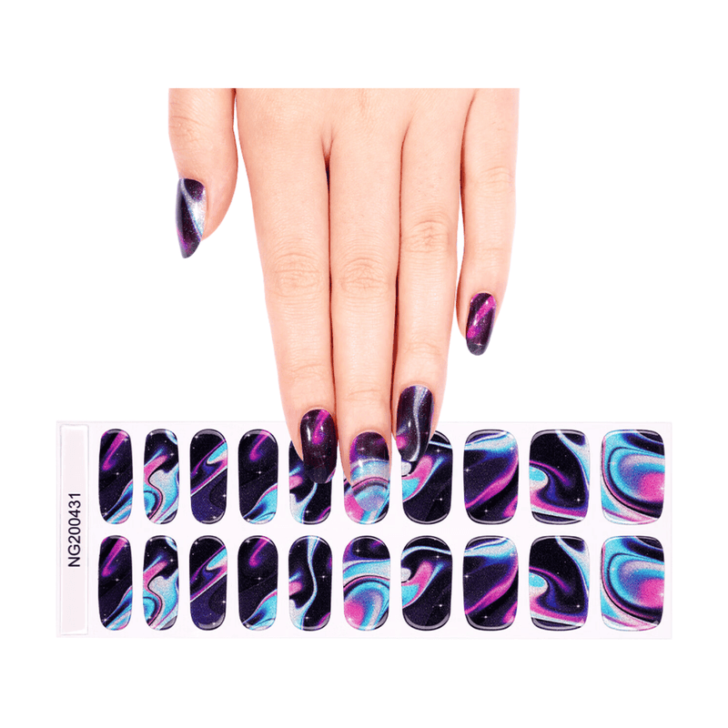 MeoMagic 14-190 Autocollants gels pour ongles - 20 pièces