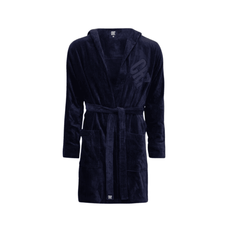 CR7 Peignoir bleu marine