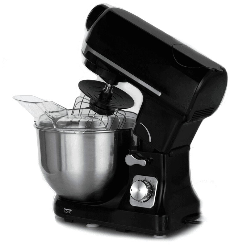 Robby robot multifonction 5 L 1000 W, hachoir et mixeur en verre 1,5 L, noir