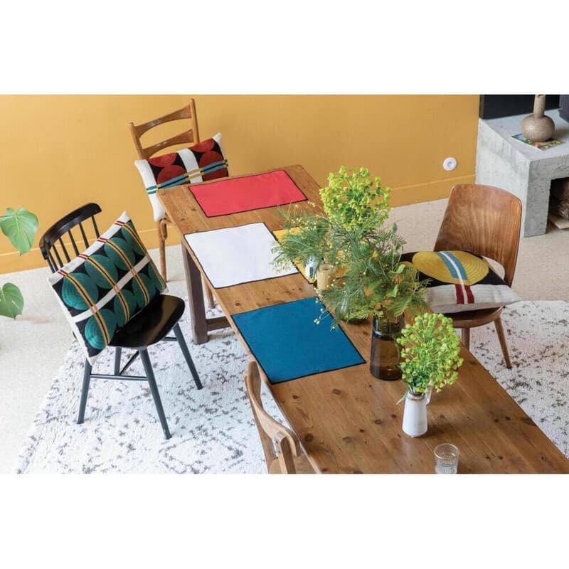 WINKLER 2 sets de table recyclés Laora tango - 33 x 45 cm
