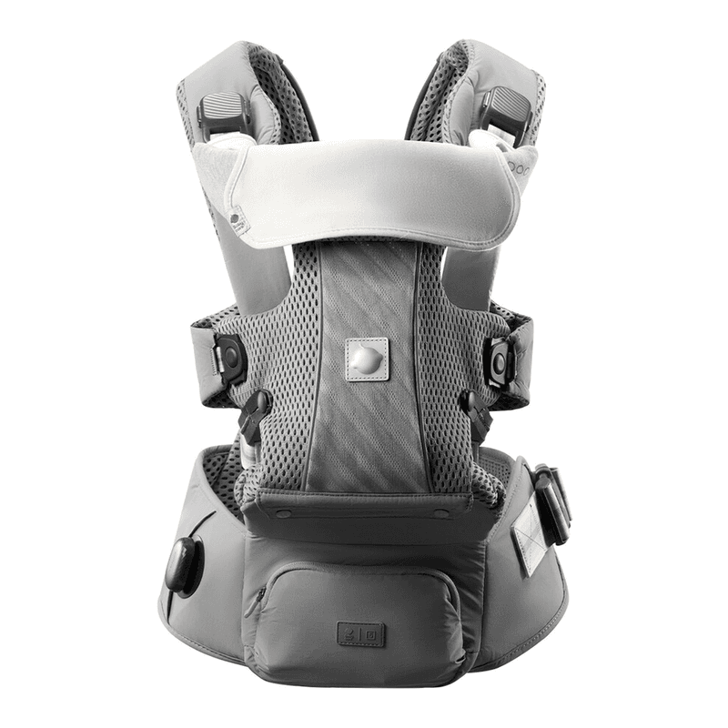 Porte-bébé Bc Babycare Hexa Ergonomique avec Siège de Hanche - Gris Stardust