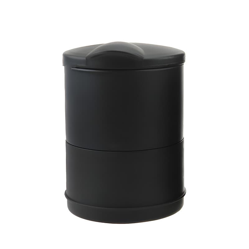 Cendrier de voiture, Cendrier portable avec couvercle, Résistant aux hautes températures, Compatibilité universelle, Finition mate dépolie,