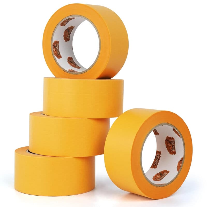 TAPEBEAR Lot de 5 rubans de masquage pour peinture - 50 mm x 50 m