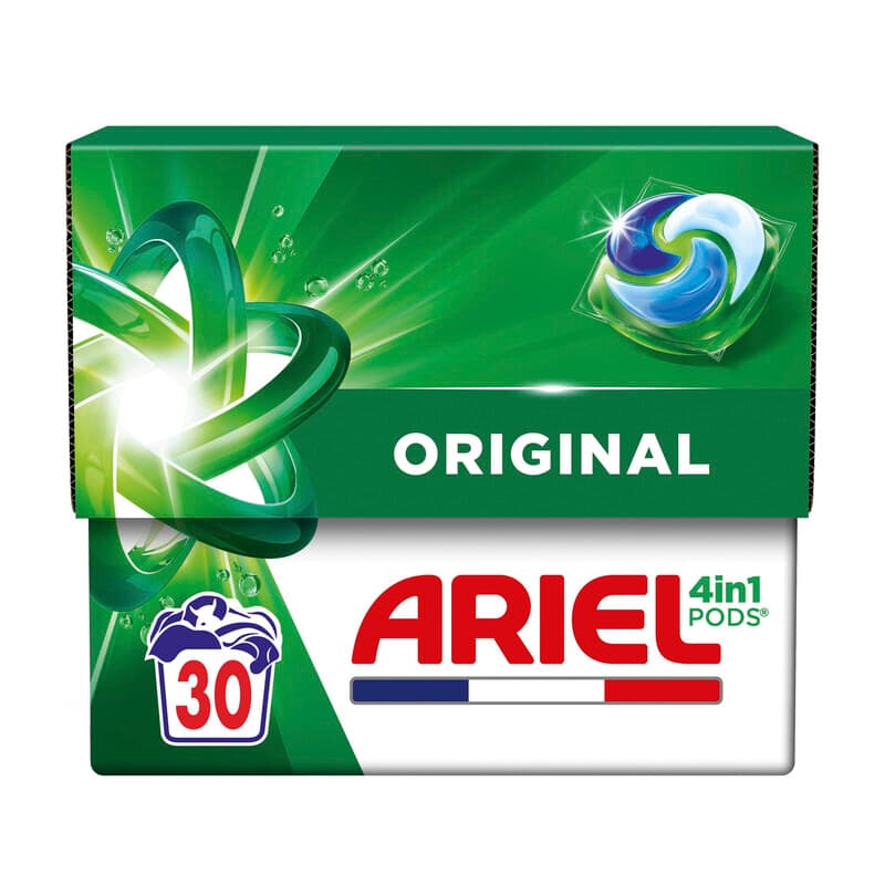 ARIEL 4en1 PODS® capsules de lessive Original 30 doses