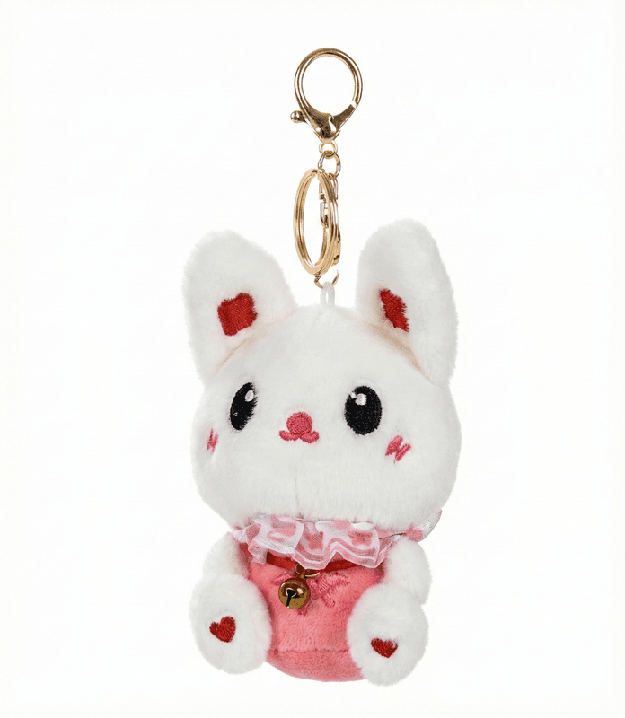Jouet en peluche YS, porte-clés en peluche animalier, lapin 11 cm