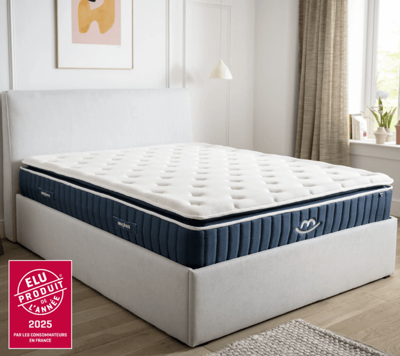 Morphea Matelas luxe hybride mémoire de forme 140x190 épais 30cm Victoria