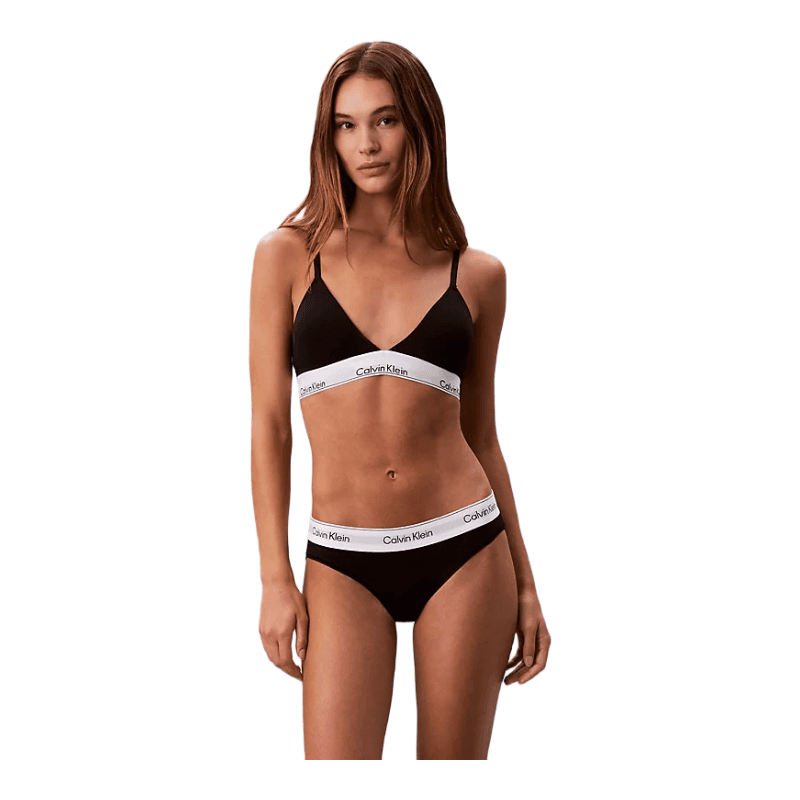 CALVIN KLEIN Icon Panties en coton et modal - Noir - 2X