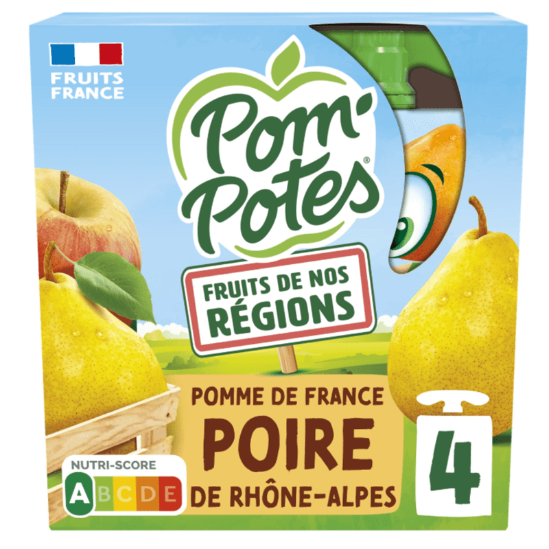POM'POTES gourd pomm poir 4x90g