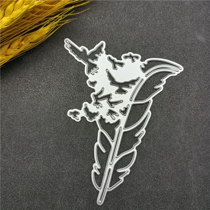 Fleur Métal Dies de Découpe Tampon Étiquette Album de Scrapbooking Papier Carte Gaufrage