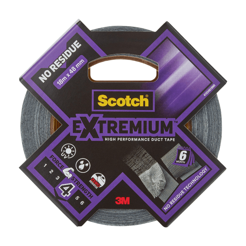 Scotch®Toile de Réparation Extremium™ NO RESIDUE Gris 18m x 48mm