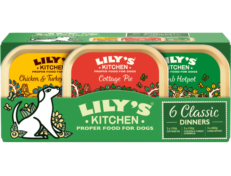 Lily's Kitchen Aliment humide pour chien adulte classique 6 x 150 g