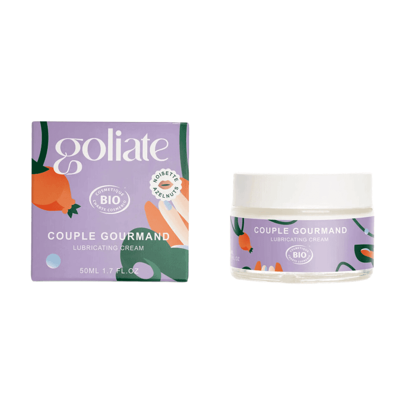 Goliate Gel de lubrification 2-en-1 édible, naturel et organique – Noisette – 50 ml
