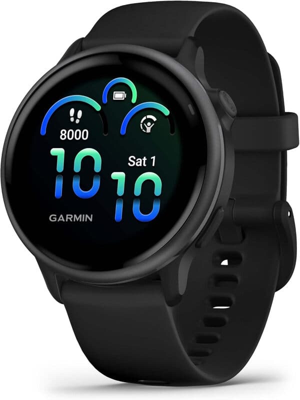 Garmin vívoactive 6 - Montre connectée GPS pour le fitness et la santé avec écran ultra-lumineux - Gris avec boîtier noir