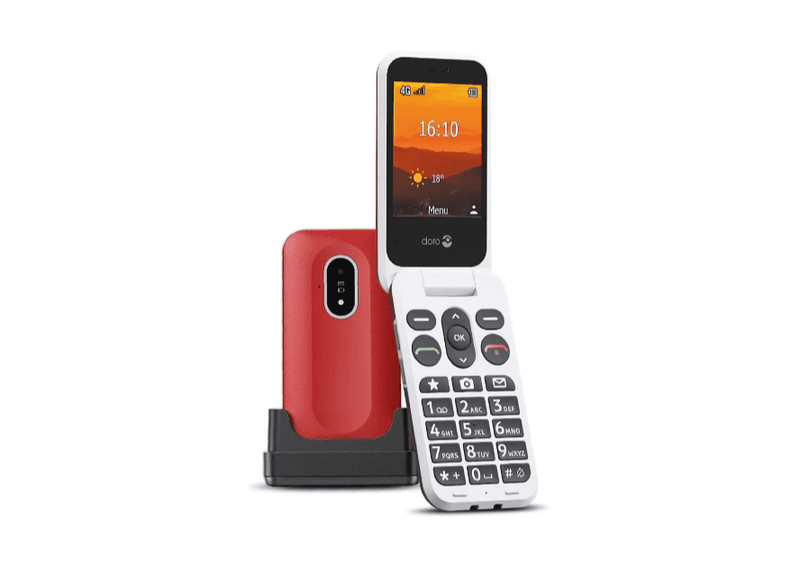 Doro Leva L20 rouge/blanc