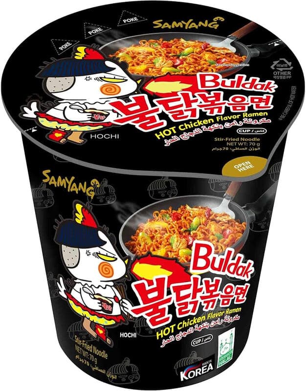 Samyang Buldak Ramen saveur poulet épicé en pot - 70 g
