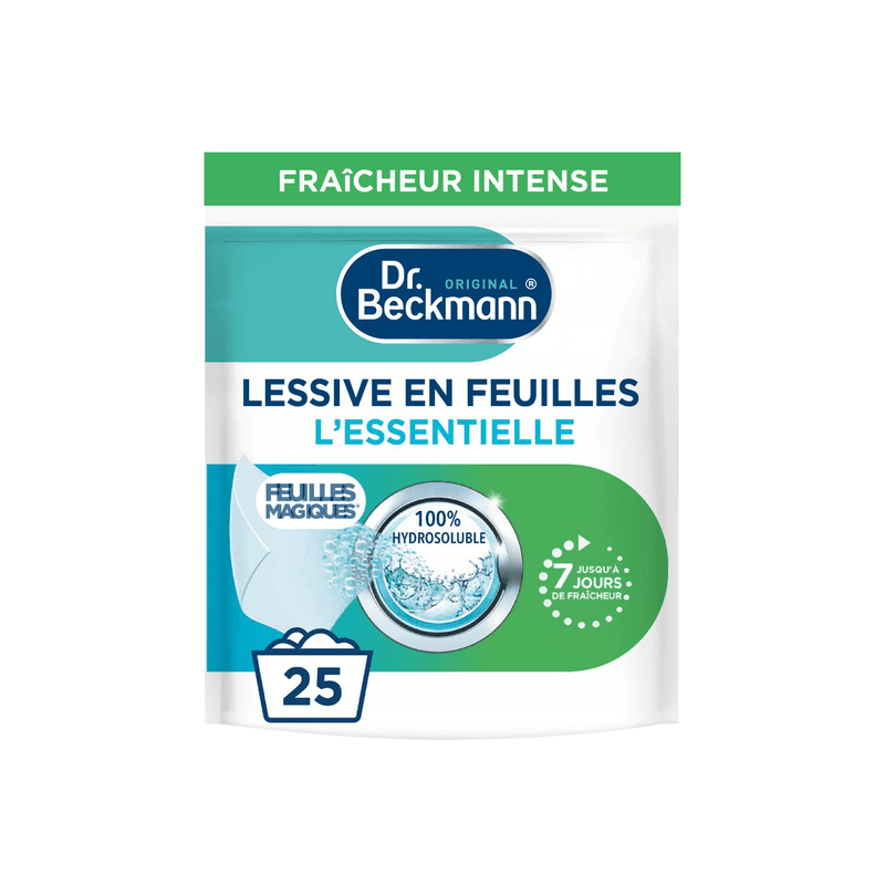 Dr. Beckmann Feuilles Magiques Fraîcheur Intense Linge 25 Feuilles