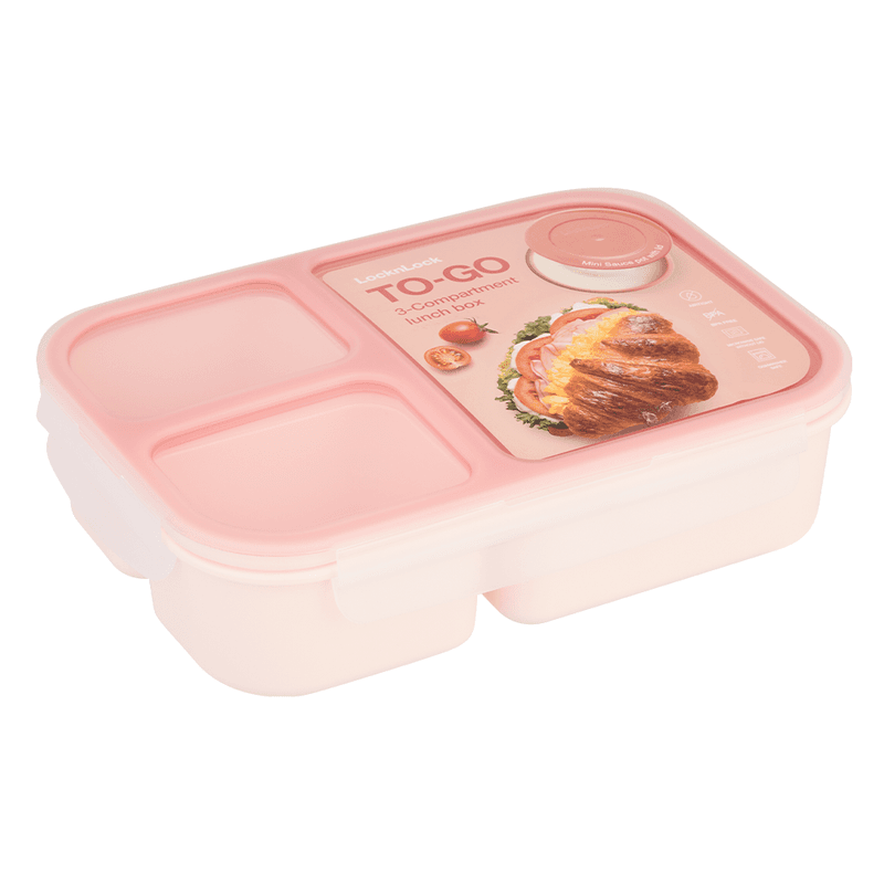 LocknLock To-Go boîte repas 1,5 L rose