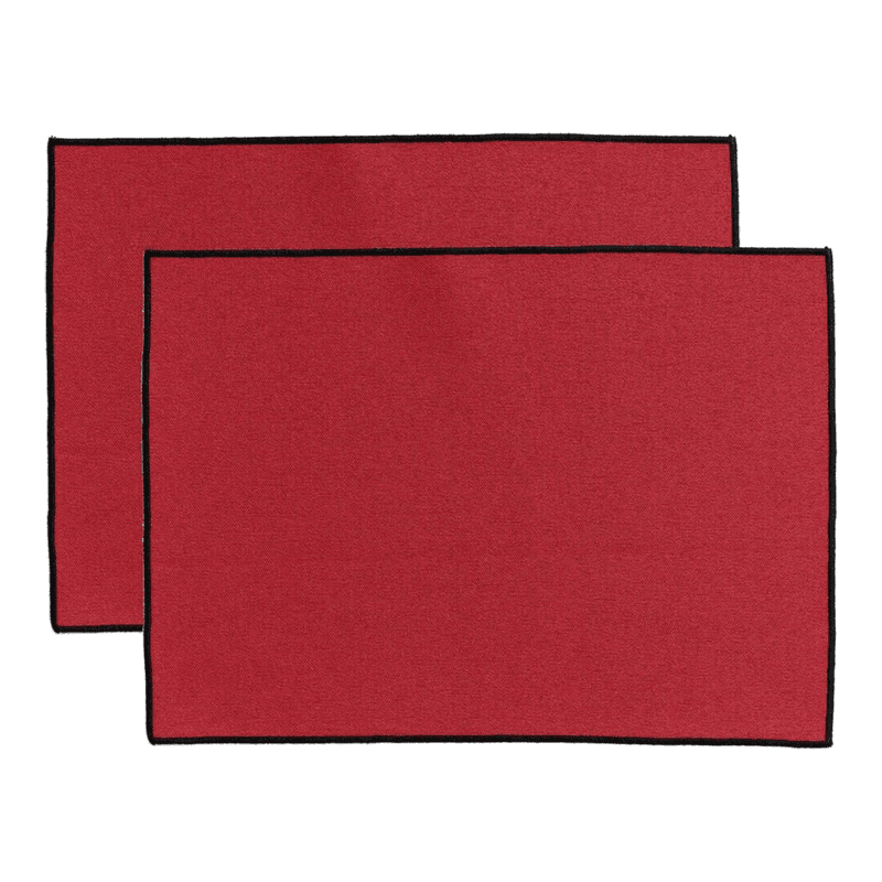 WINKLER 2 sets de table recyclés Laora tango - 33 x 45 cm