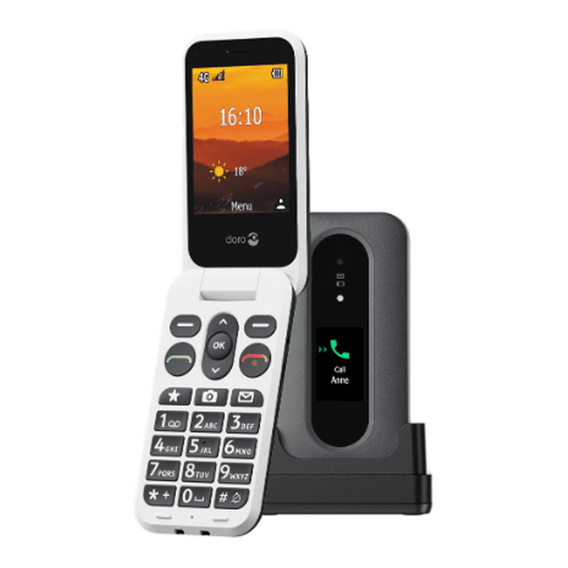Doro Leva L30 Téléphone à clapet 4G pour seniors