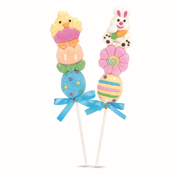 FIZZY Brochettes guimauves thème Pâques - 35 g