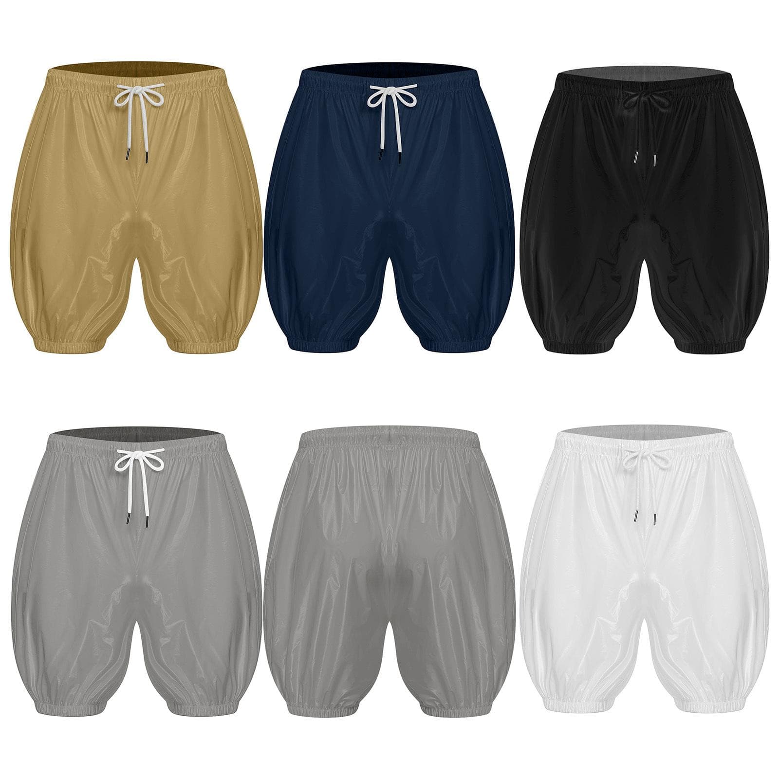 Shorts d'incontinence pour patients âgés S-3XL: Couche-culotte imperméable réutilisable avec cordon de serrage élastique à la taille pour les
