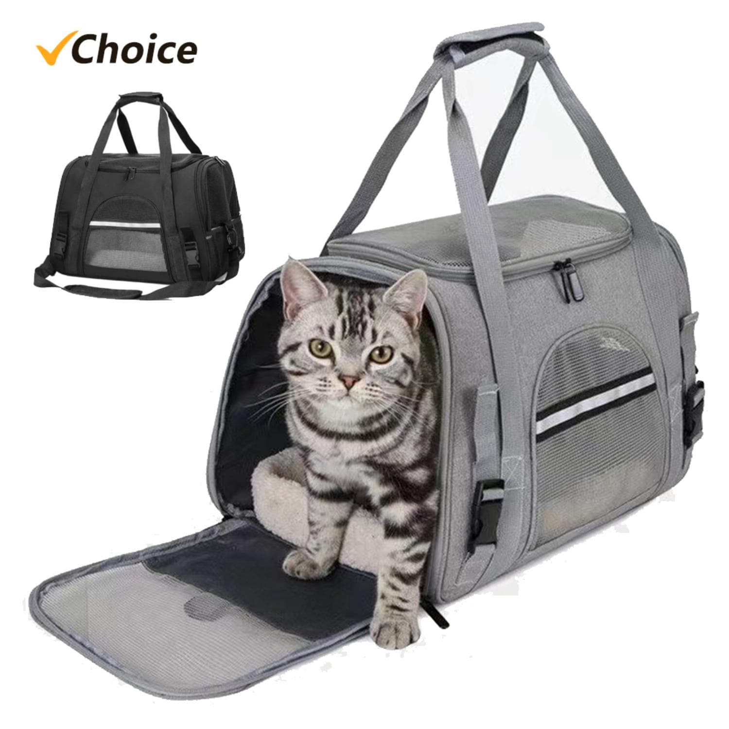 Nouveau sac à dos de transport pour animaux de compagnie, réglable, pratique, spacieux et souple - Confortable pour les petits chiens et les chats