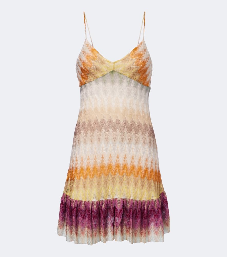 Missoni Robe à volants superposés