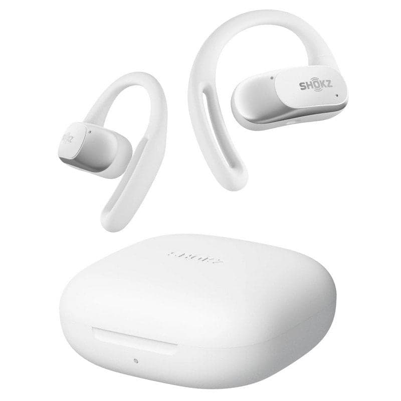 Shokz Openfit Air Écouteurs Bluetooth à oreille ouverte Blanc