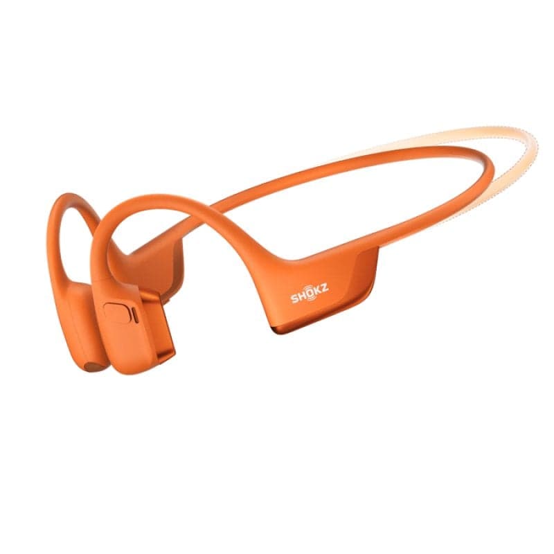 Casque de sport sans fil à conduction osseuse Shokz OpenRun Pro 2 Mini, IP55, orange