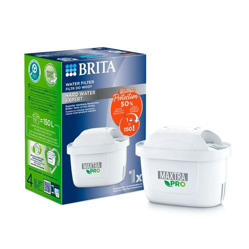 Filtre Brita Maxtra Pro Hard Water Expert pour la réduction du calcaire et des métaux lourds dans l'eau dure