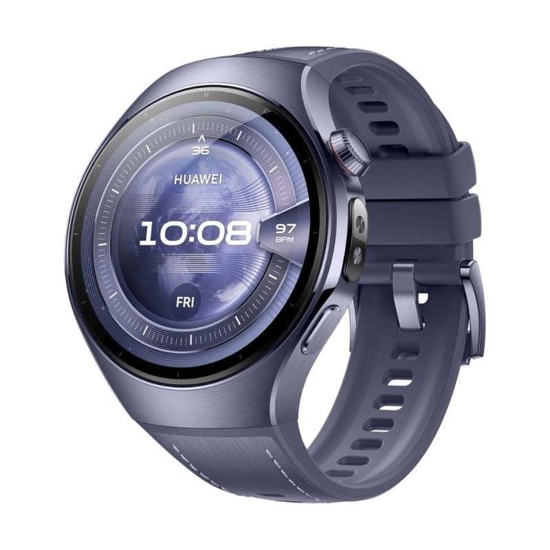 Huawei Watch 5 Bluetooth GPS 46mm AMOLED Violet Autonomie Longue Électrocardiogramme SpO2