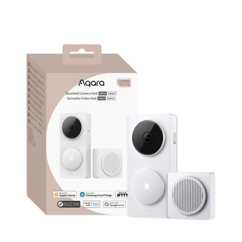 Sonnette Aqara G410 Select 2K Wi-Fi Zigbee Thread Matter Détection Faciale