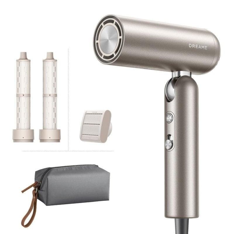 Sèche-cheveux Pliable Ionique Dreame Pocket Neo 1300W 5 Températures 2 Vitesses Léger Or