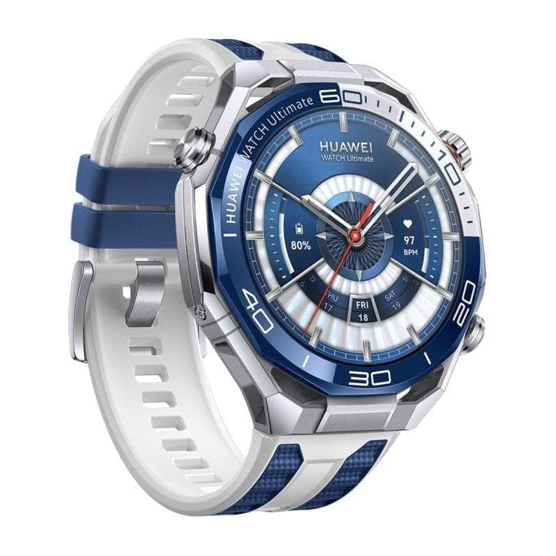 Huawei Watch Ultimate 2 Bluetooth NFC Wi-Fi GPS 47,8mm LTPO AMOLED Bleu Titane Taille Unique 20ATM ECG