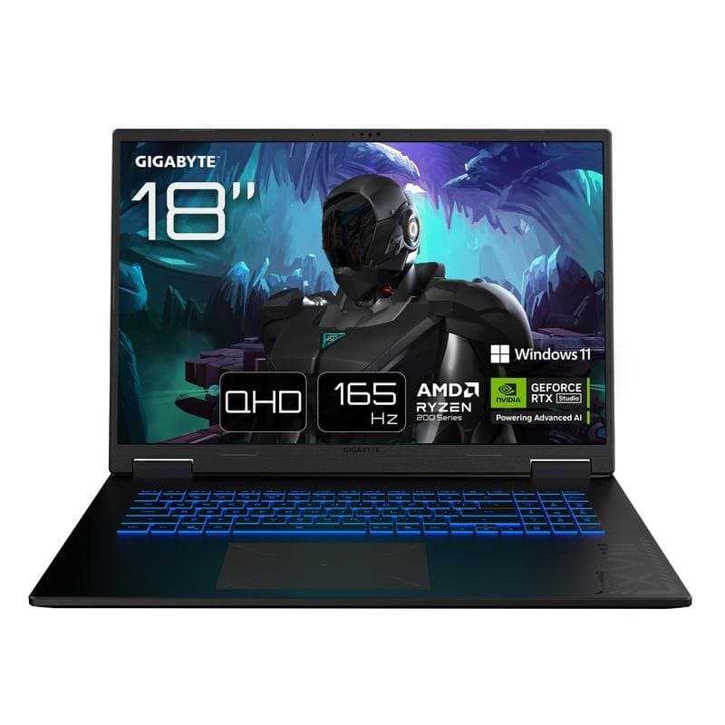 Portátil Gigabyte GAMING A18 3VHK3FRC64SH 18" AMD Ryzen 7 260 32GB 1TB SSD RTX 5060 8GB RGB