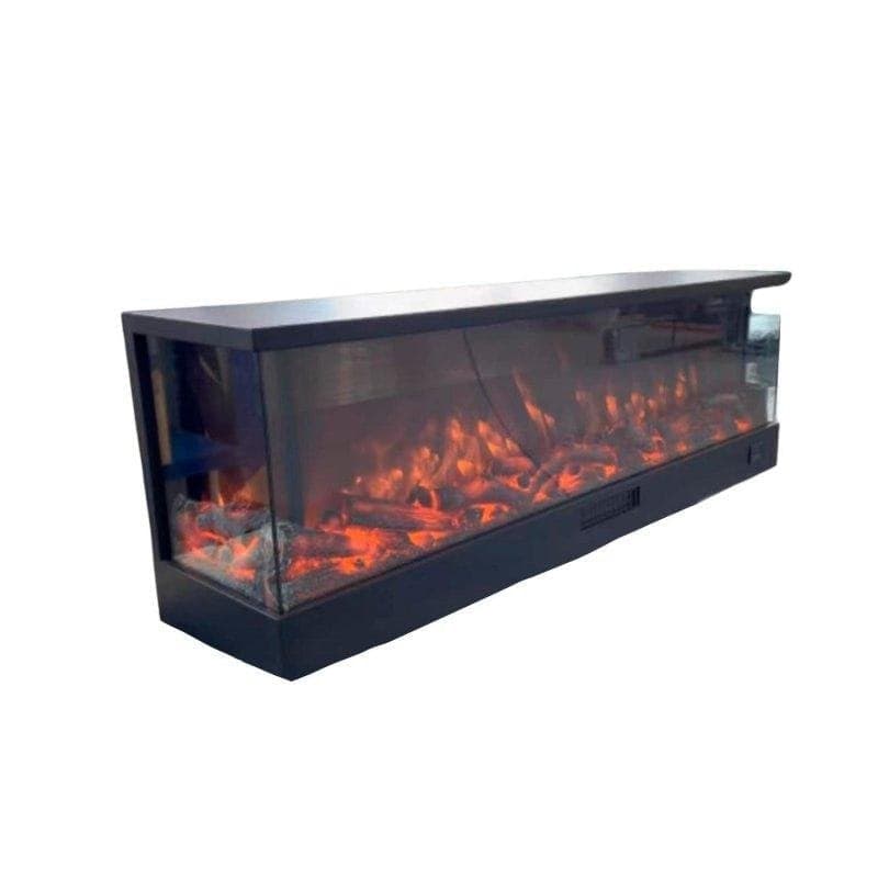 Cheminée Électrique Sined Merano-108 1500W Murale Télécommande Programmateur