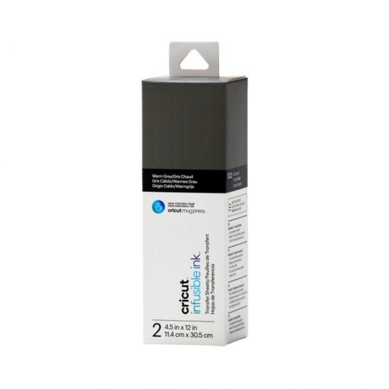 Vinyle de transfert thermique Cricut Infusible Ink Gris 114 mm x 305 mm 2 feuilles