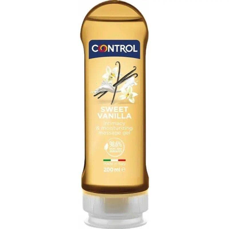 Gel de massage Control Sweet Vanilla 200 ml effet chaleur arôme vanille