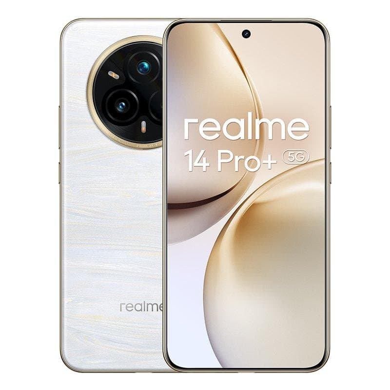 Realme 14 Pro Plus 5G 256GB 8GB 6,83" Blanc Triple caméra