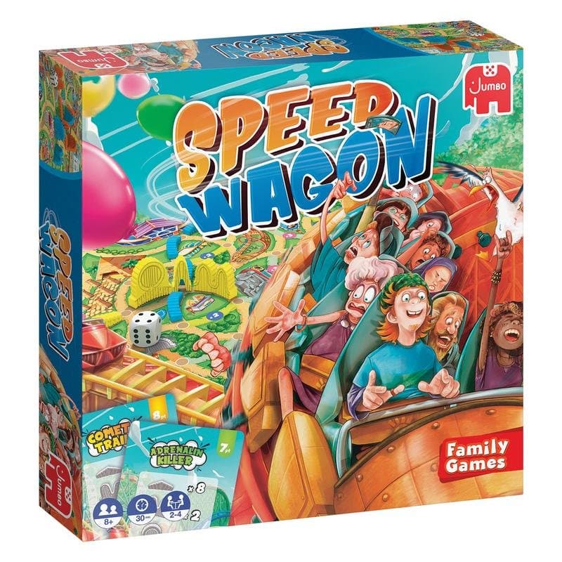 Jeu de cartes Jumbo Speed Wagon Jeu familial multijoueur 2-4 joueurs