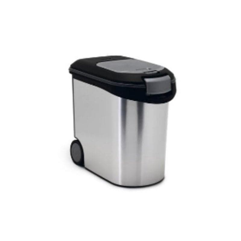 Contenant de stockage Curver Metallic 35 L avec couvercle et roulettes