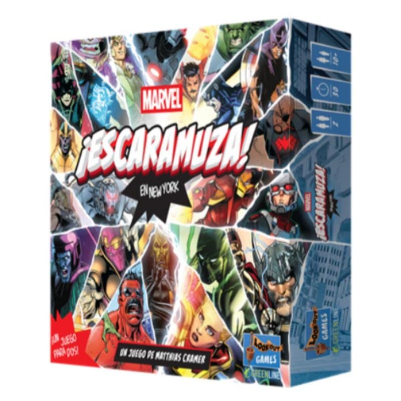 Jeu de société Asmodee Cartes de Superhéros 2 joueurs