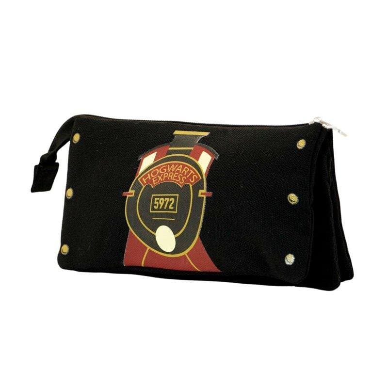 Estuche Scolaire Triple Karactermania Harry Potter Hogwarts Express Noir