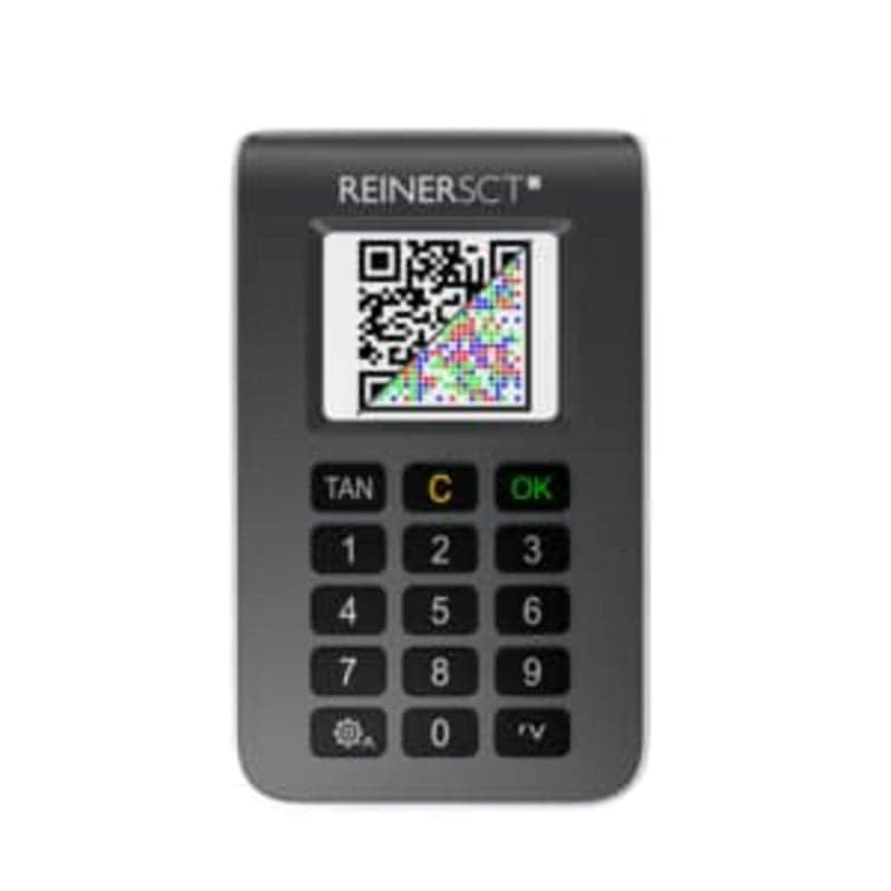 Générateur de numéros d'authentification Reiner SCT tan Jack photo QR Noir